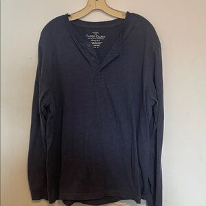 Faded Glory Men's Dark Blue Long Sleeve Tee